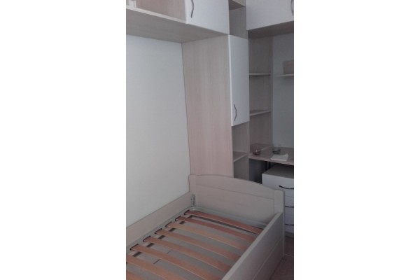 κρεββάτι παιδικό με βιβλιοθήκη και γραφείο ΠΑΙΔΙΚΑ