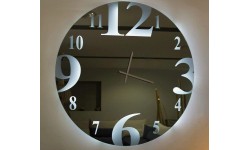 καθρεφτες στρογγυλοι οβαλ τετραγωνοι με φωτισμο led και μηχανισμο ρολογιου ανω κυψελη γαλατσι πατησια αθηνα πολυγωνο γκυζη λαμπρινη χαμηλες τιμες